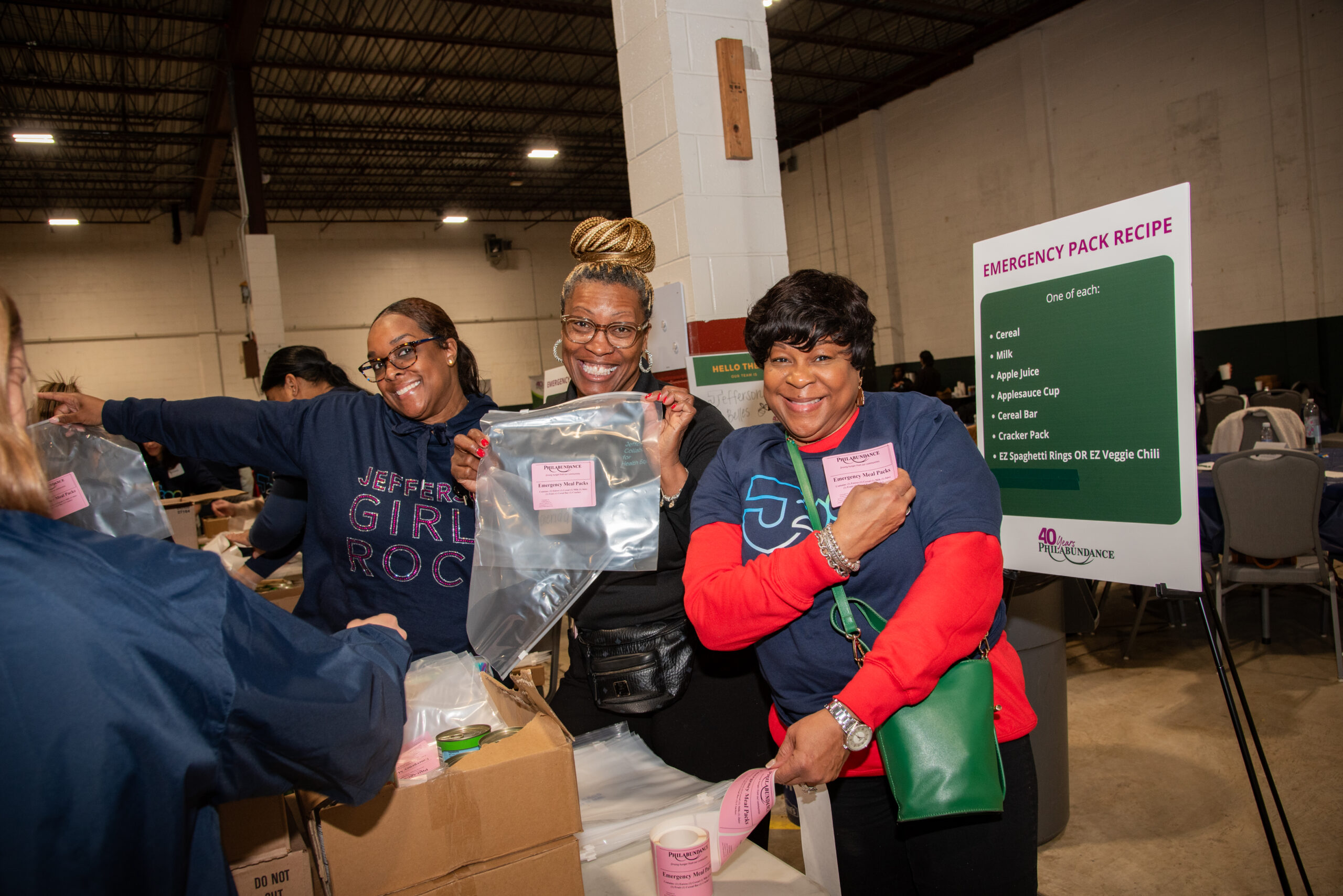 The Largest Volunteer Shift in Philabundance History