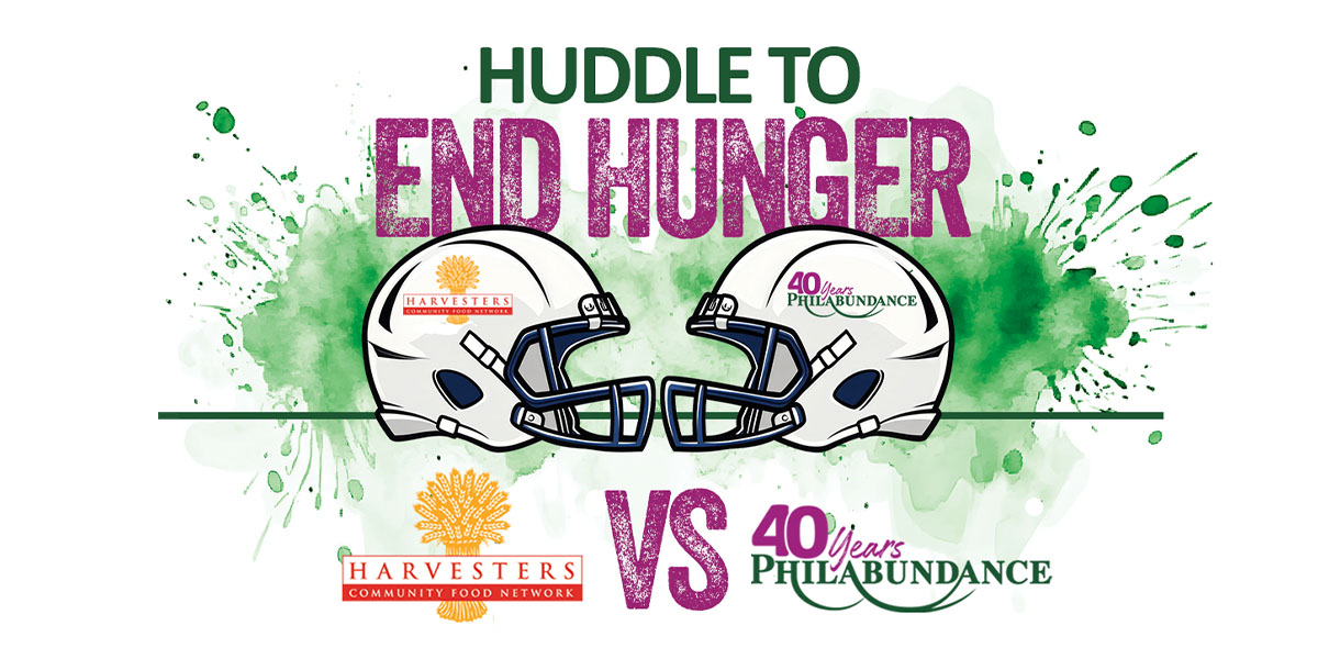 Philabundance vs. Harvesters: The Huddle to End Hunger Challenge Returns for a 2025 Rematch